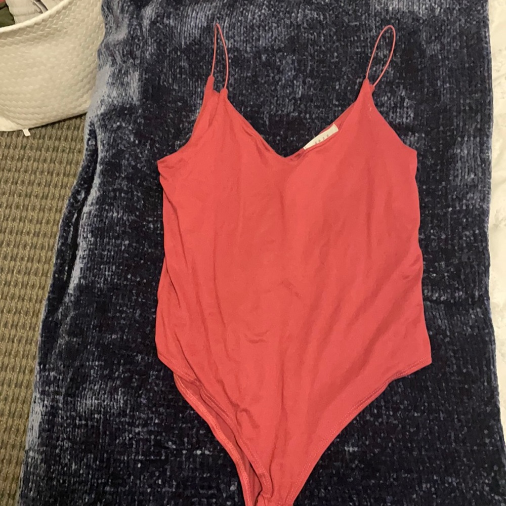 Red bodysuit